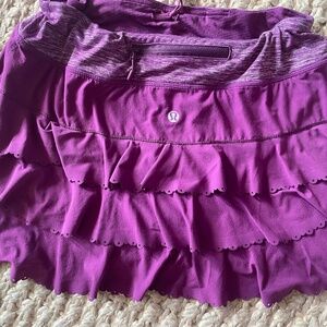 🍋 💜 Lululemon Scalloped Skirt🍋💜
